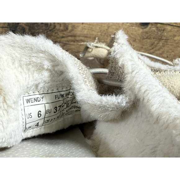 Hey Dude Womens Wendy Funk Wool Beige Size 6 Slip On Walking Comfort Shoes - Picture 8 of 8